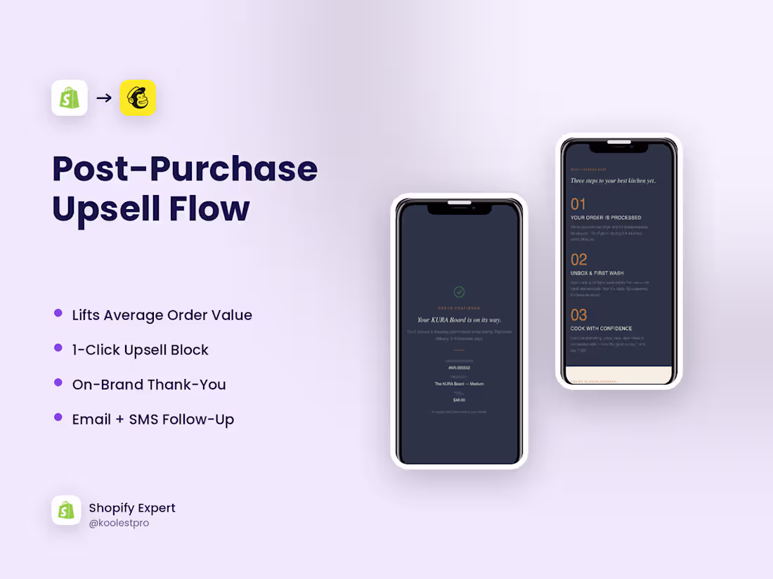 Cover image for Post-Purchase Upsell & Thank-You Page That Lifts AOV