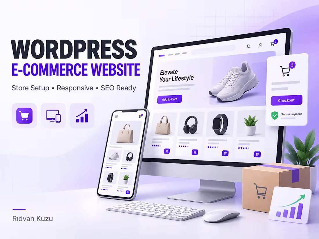 Cover image for I will build a professional WordPress e-commerce website