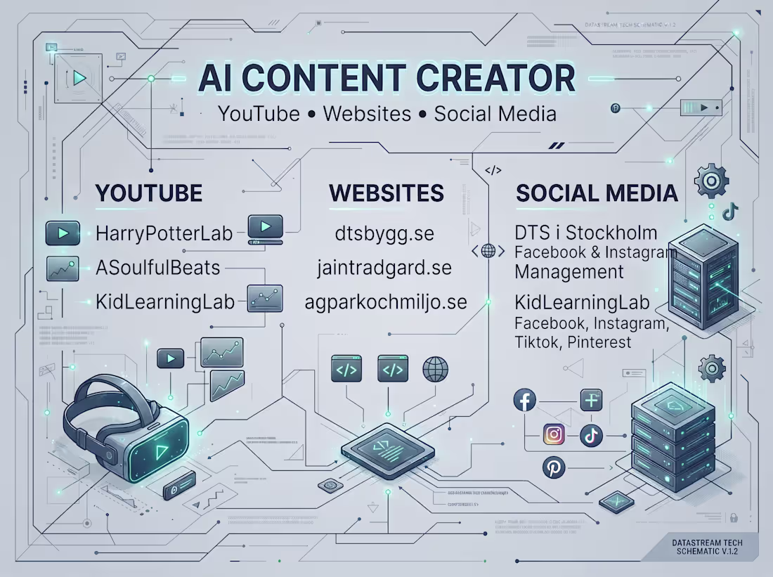 Cover image for AI Content & Social Media Content Creation
