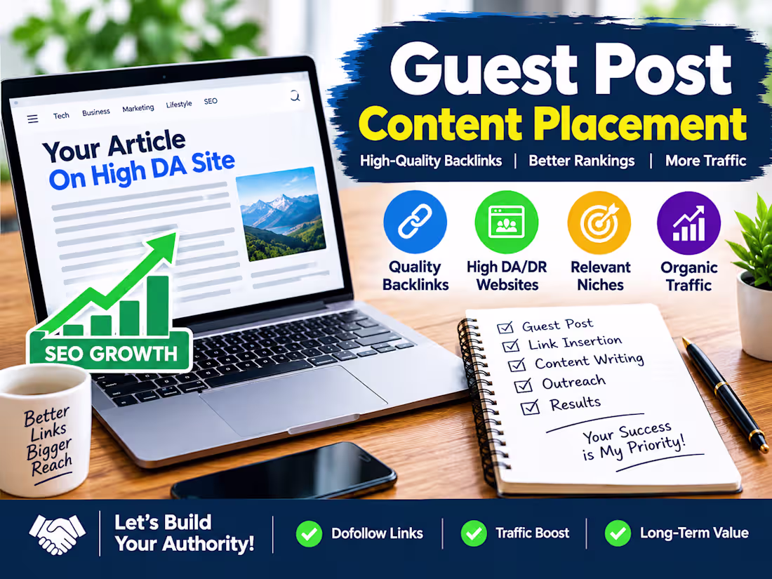 Cover image for Guest Posting , link-building, Do-Follow backlinks
