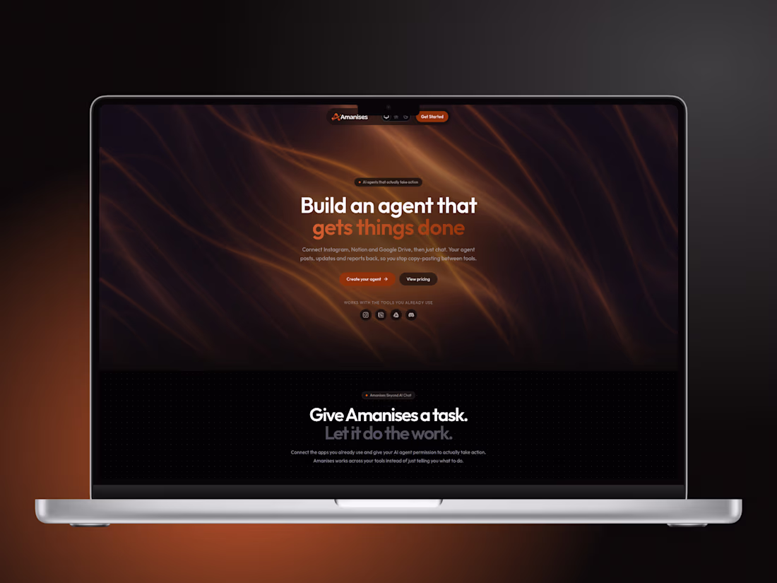 Cover image for Development of Amanises AI Agent Platform