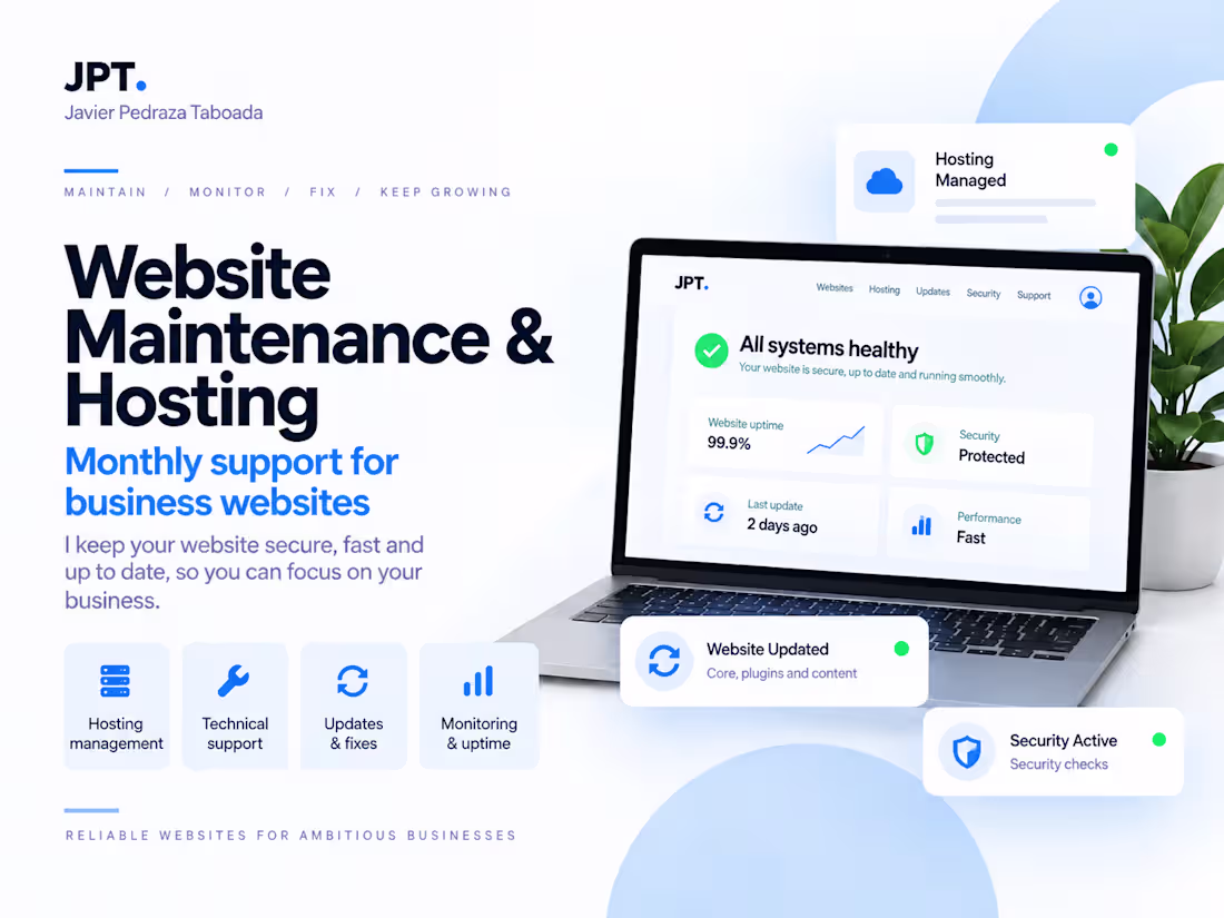 Cover image for Website Maintenance & Hosting Management