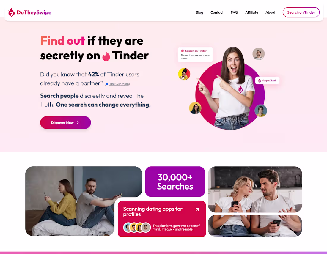 Cover image for DoTheySwipe is an independent Tinder