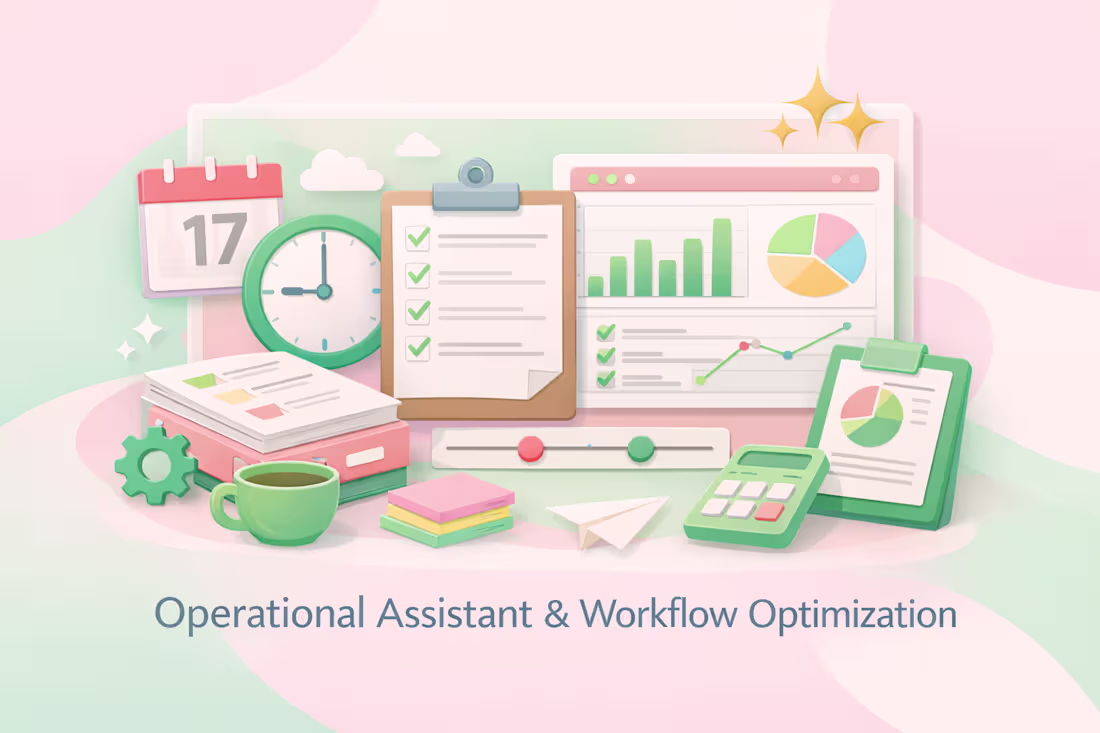 Cover image for Operational Assistant & Workflow Optimization
