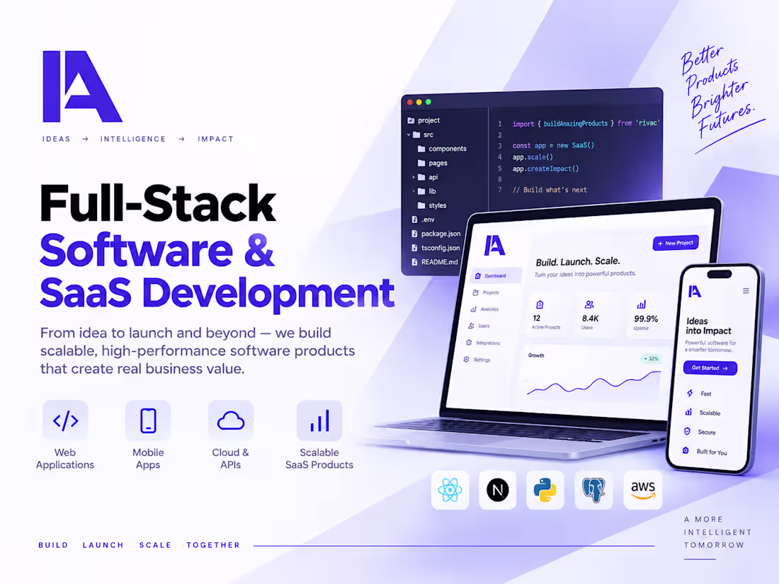 Cover image for Full-Stack Software & SaaS Development