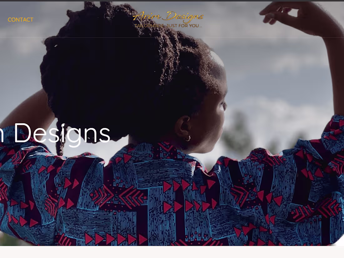 Cover image for Arim designs Wordpress website