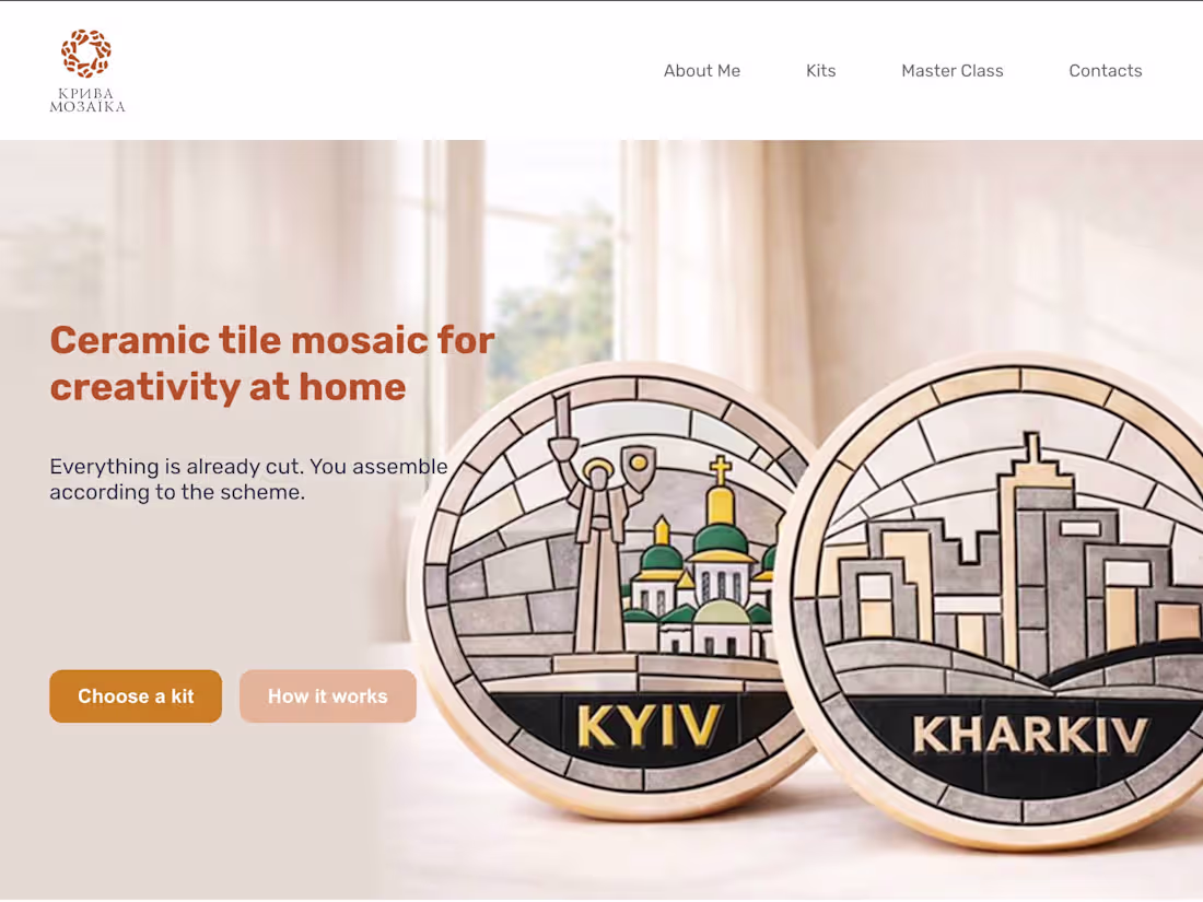 Cover image for Kriva Mosaica is a modern