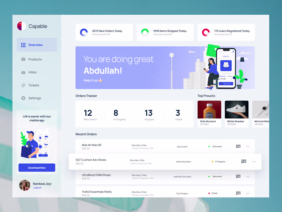 Cover image for Multi Vendor eCommerce Web Application UI Design