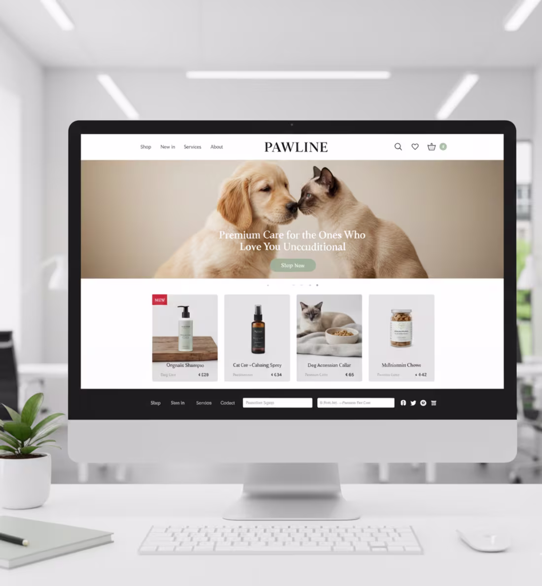 Cover image for Brand Name : PAWLINE Pet care is the holistic commitment to ...