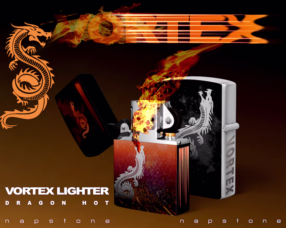 Cover image for Vortex Lighter - 'Dragon Hot' Ad Campaign