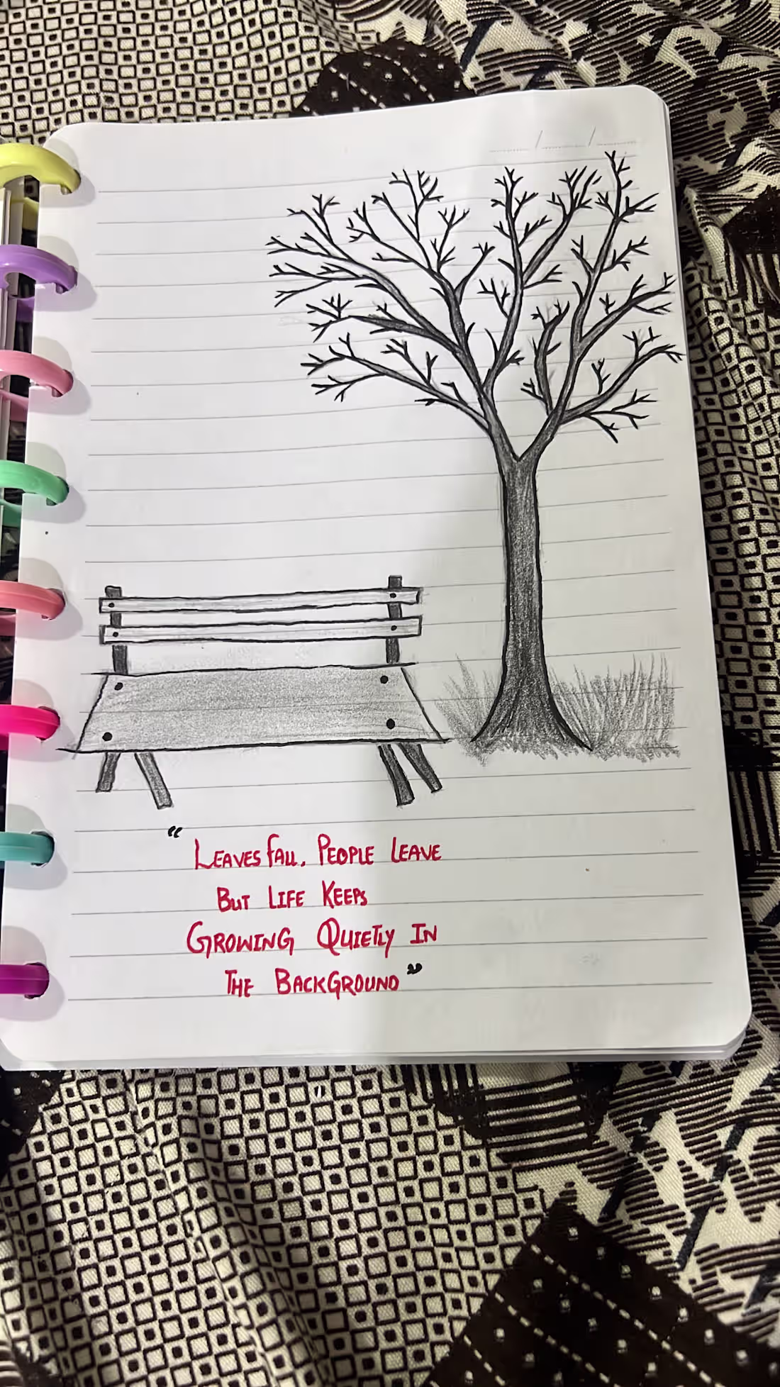 Cover image for Quiet Growth — Pencil Sketch