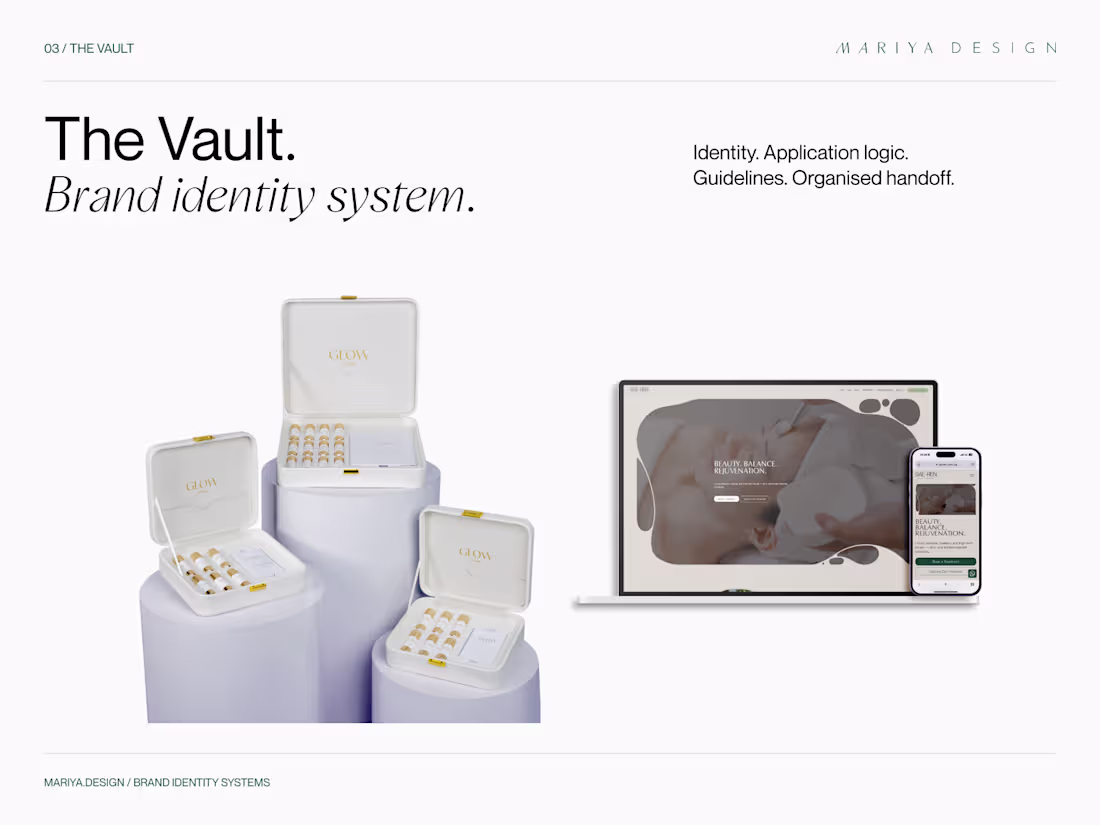 Cover image for The Vault · Brand Identity System
