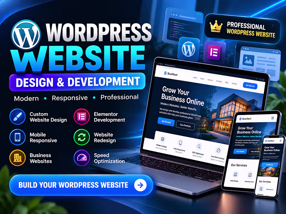 Cover image for WordPress Website Design & Development