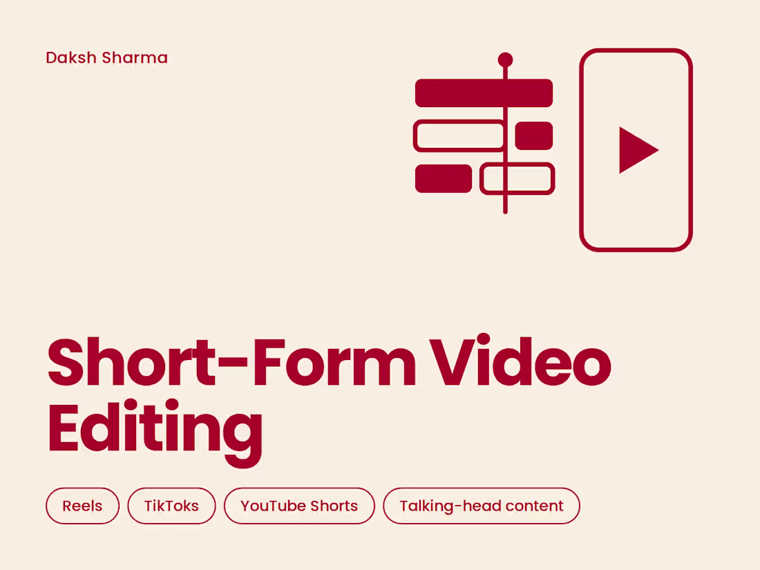 Cover image for Short-Form Video Editing
