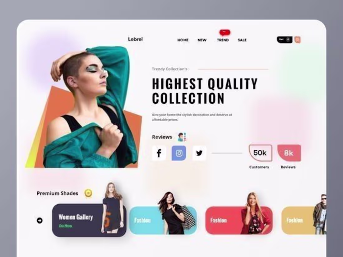 Cover image for Lebrel E-commerce Redesign