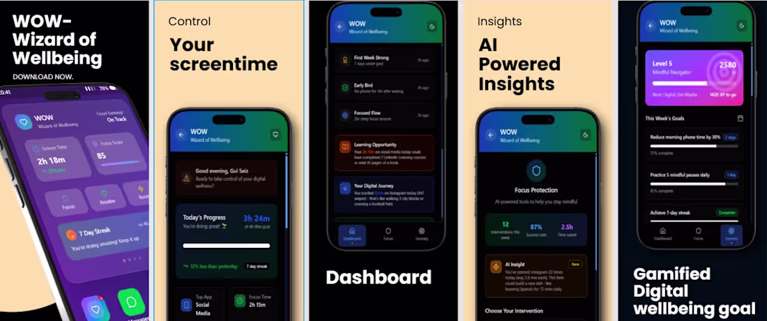 Cover image for Reclaim Time with WOW: The AI-Powered Wellbeing App