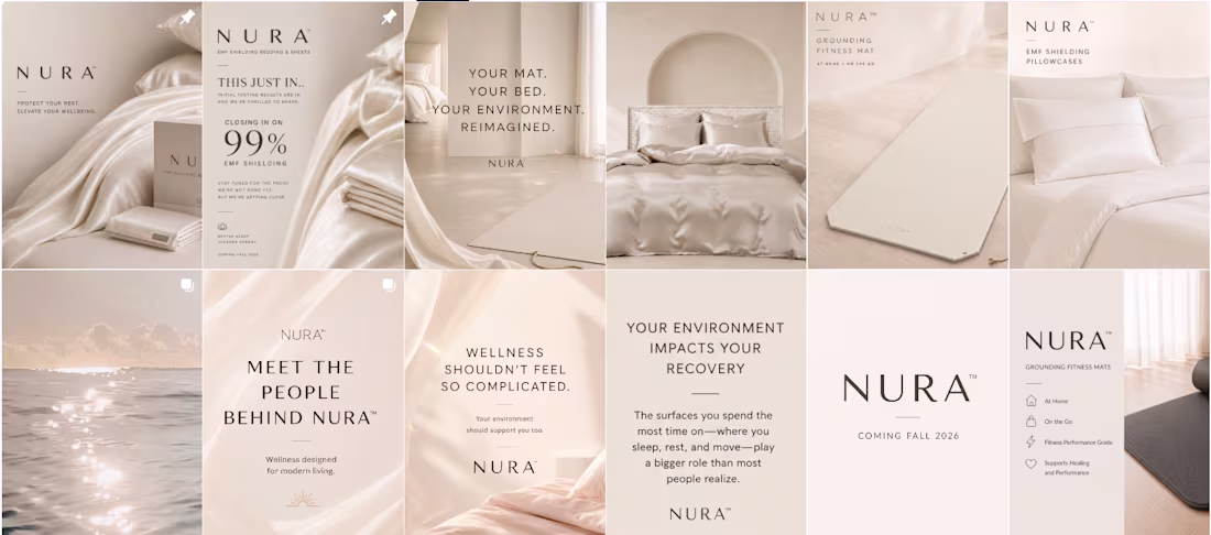Cover image for Created NURA™, an emerging wellness