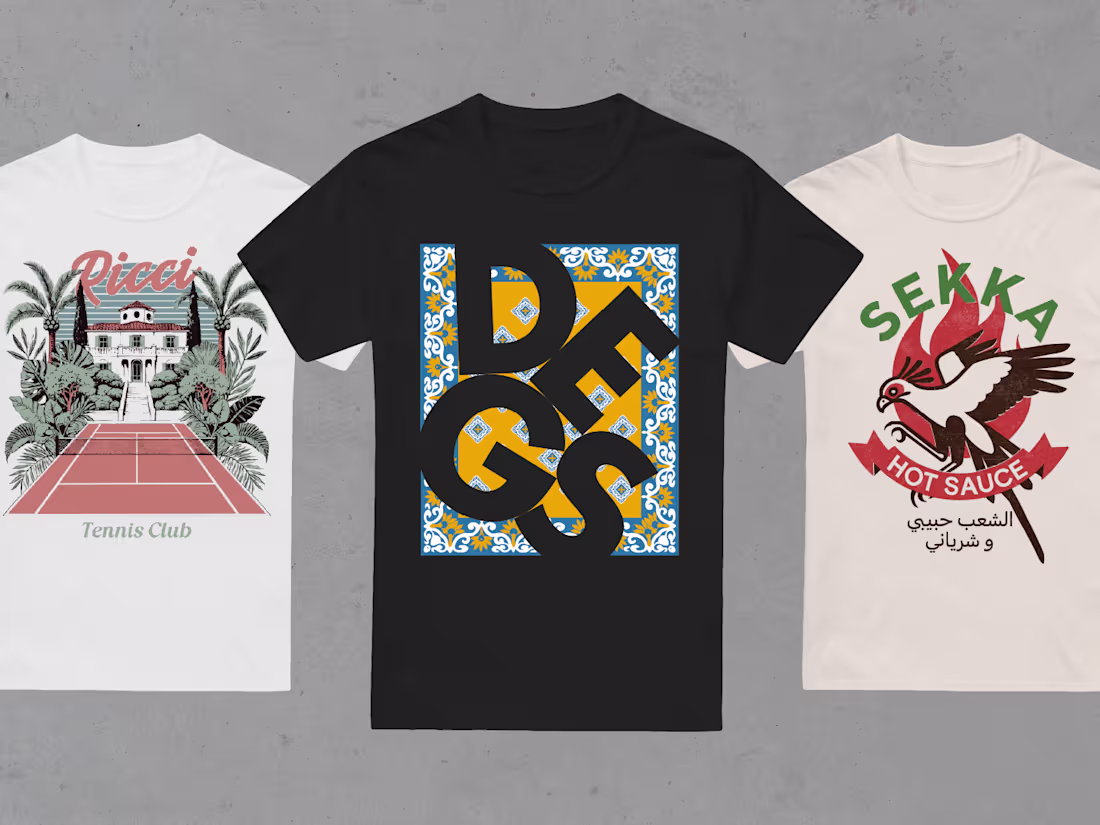 Cover image for Full-Colour T-Shirt or Apparel Illustration