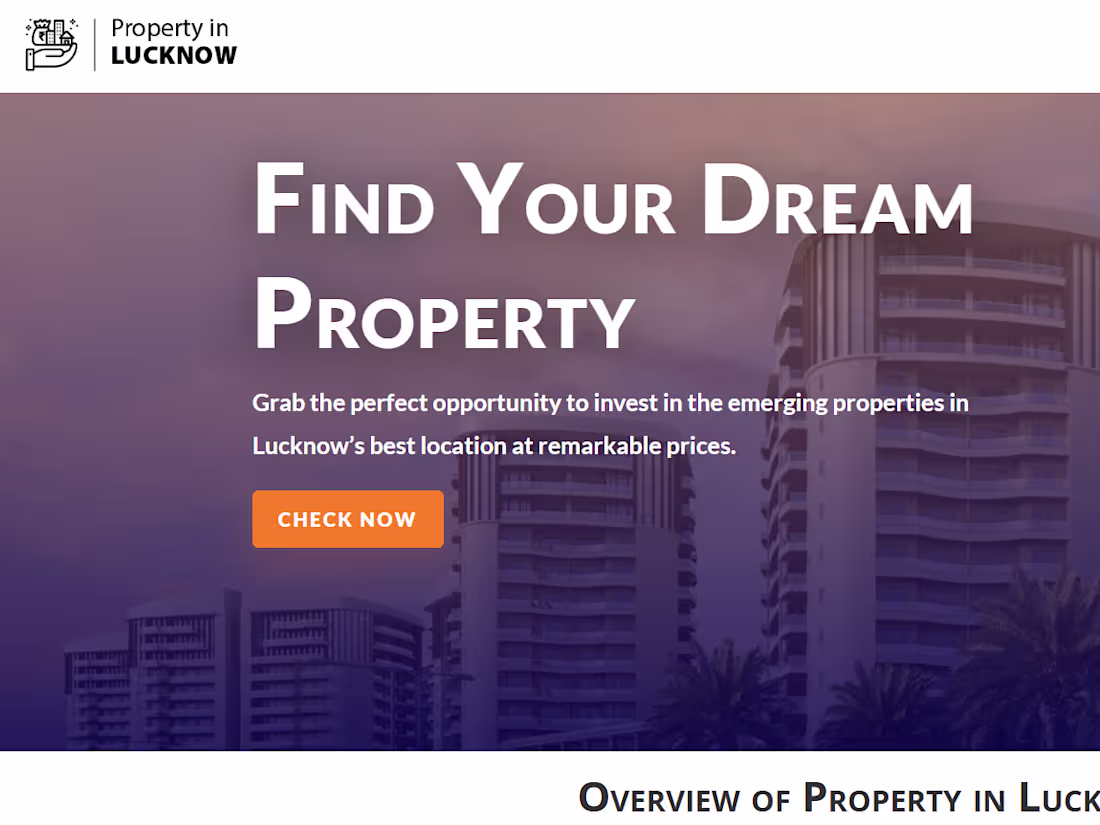 Cover image for Property in Lucknow | Buy Real Estate Property in Lucknow