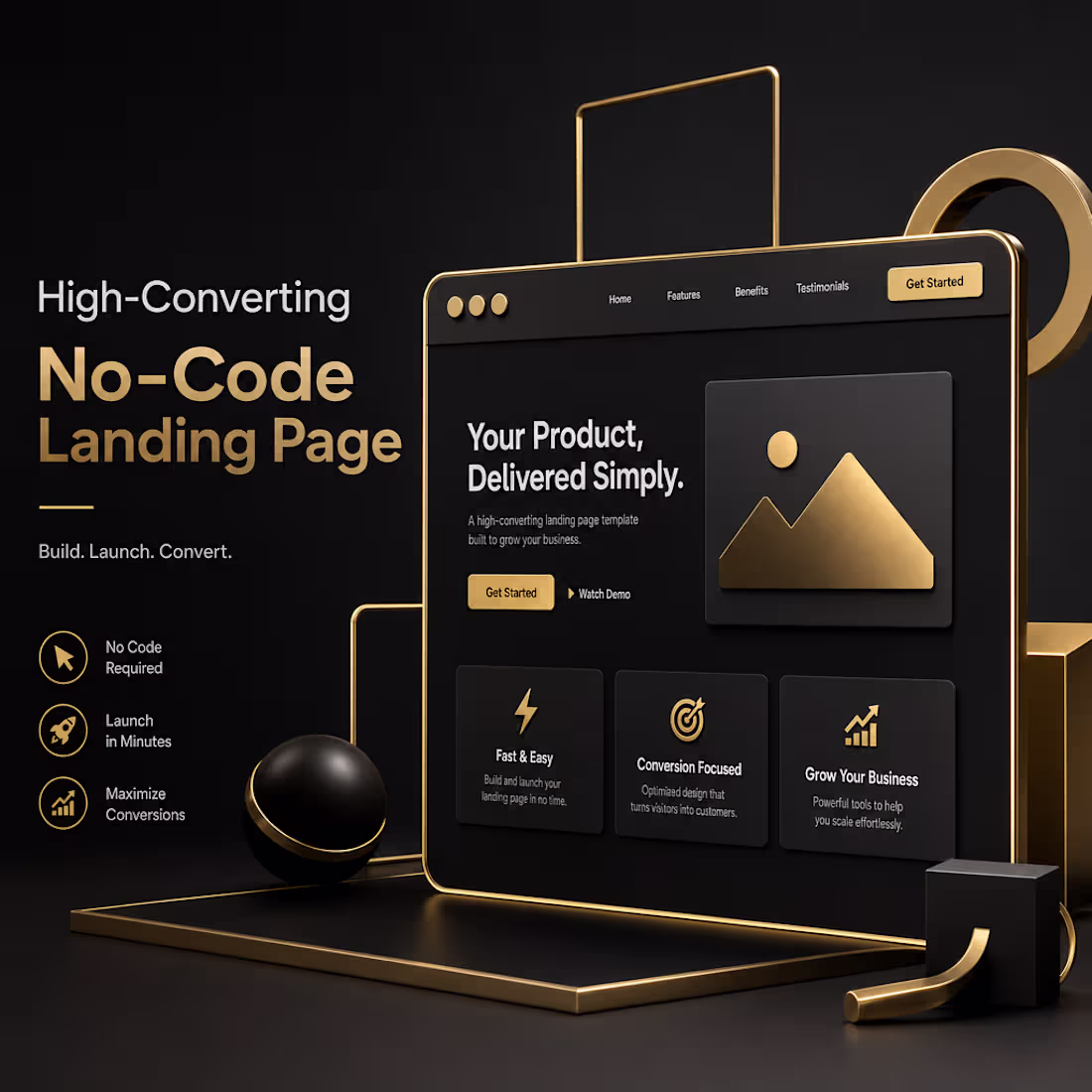 Cover image for Responsive SEO-Optimized Fintech Landing Page Design