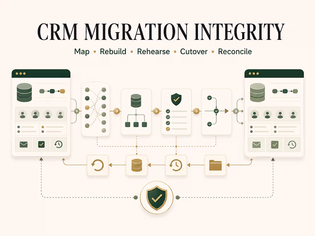 Cover image for CRM Migration Mapping & Cutover Blueprint
