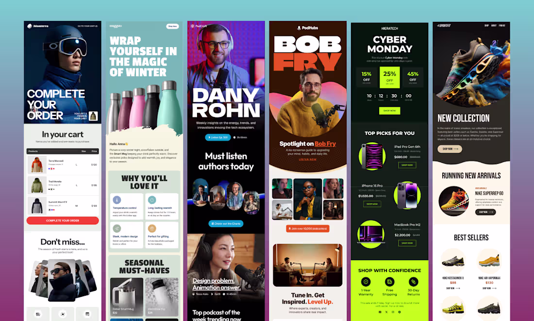 Cover image for Klaviyo Email Campaign Design in Figma