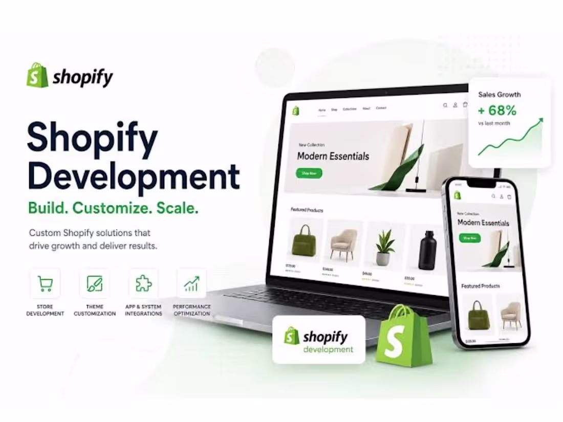 Cover image for  I Will Build & Customize Your Shopify Store