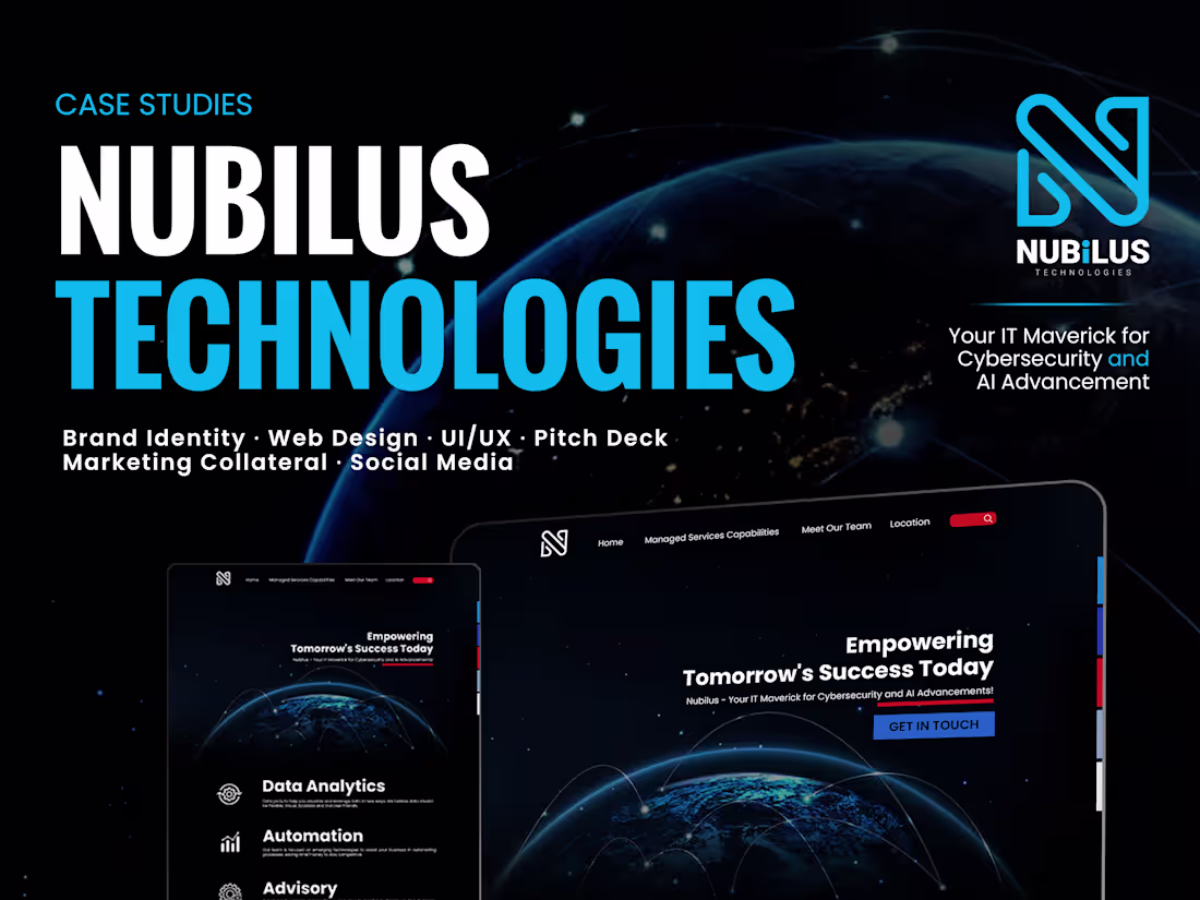 Cover image for Nubilus Technologies | Brand Identity