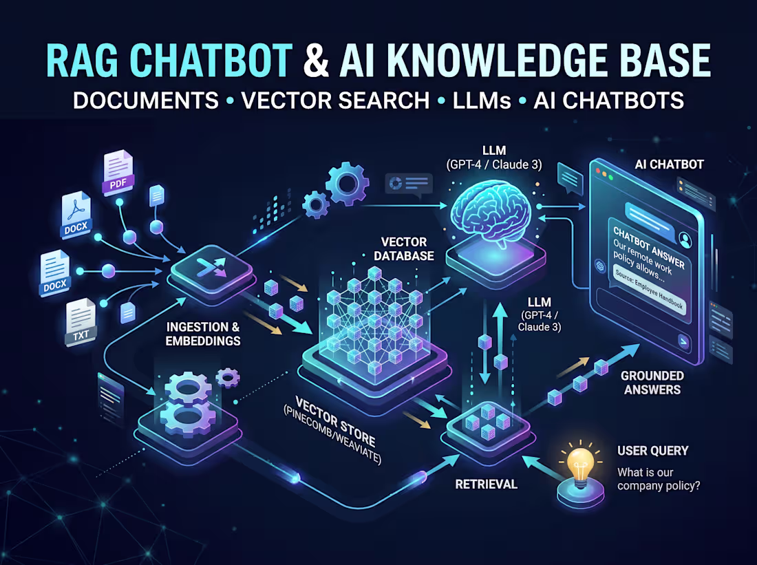 Cover image for RAG Chatbot & AI Knowledge Base Development