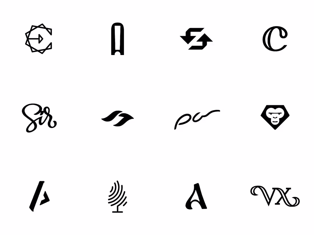 Cover image for Logo design with custom type and illustration