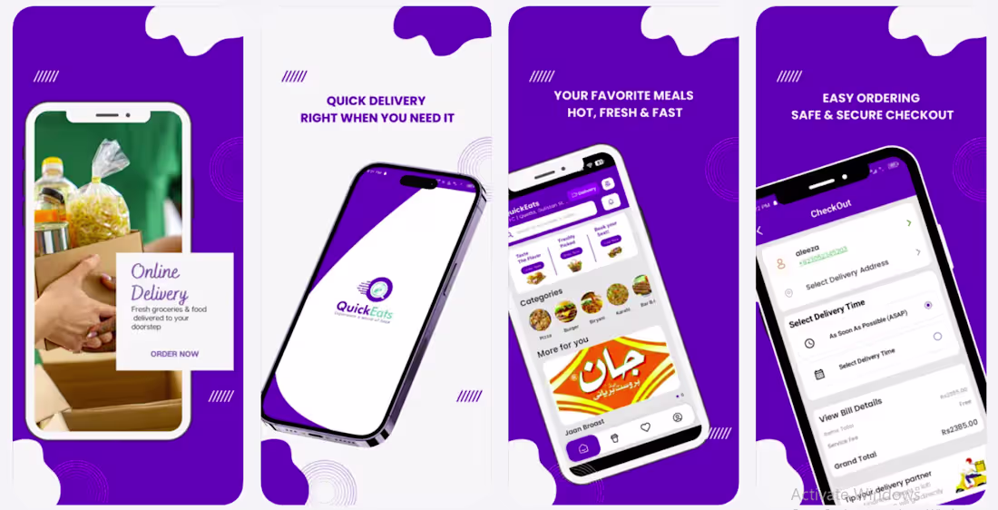 Cover image for iOS Food Delivery App |