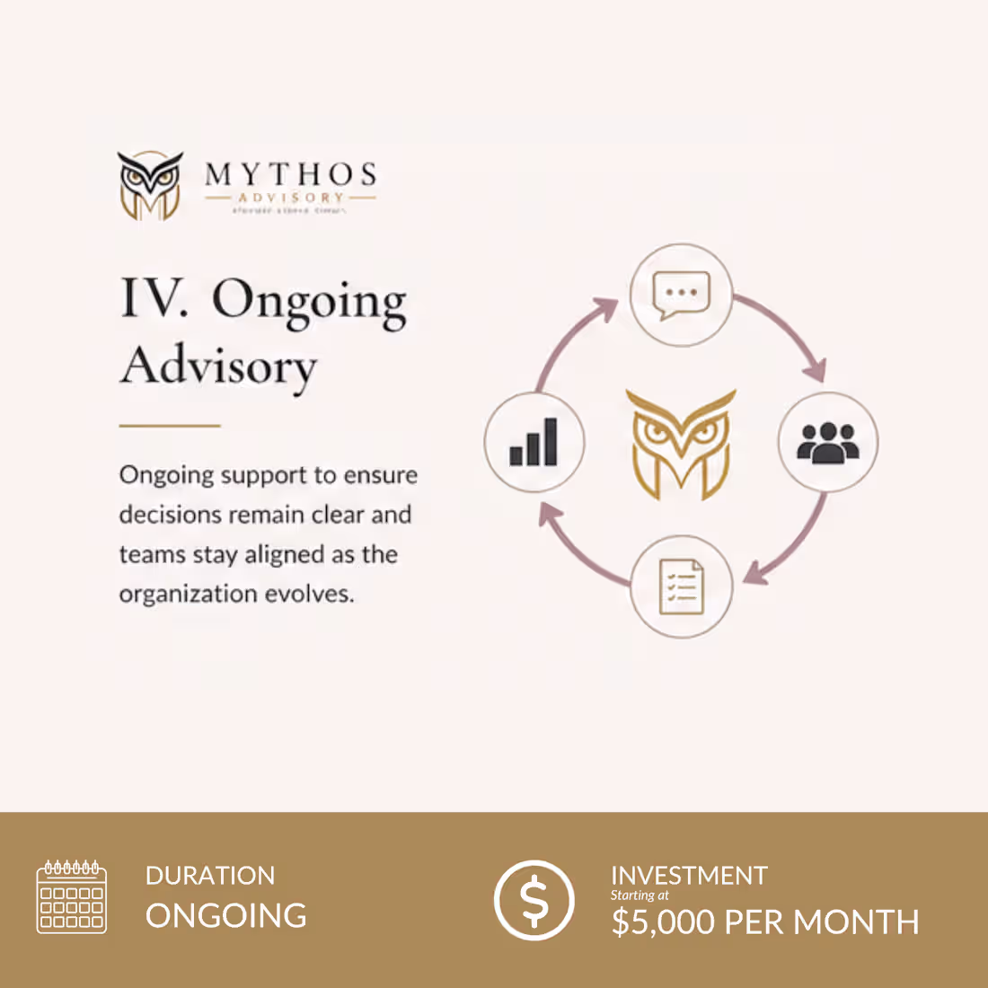Cover image for Ongoing Strategic Advisory