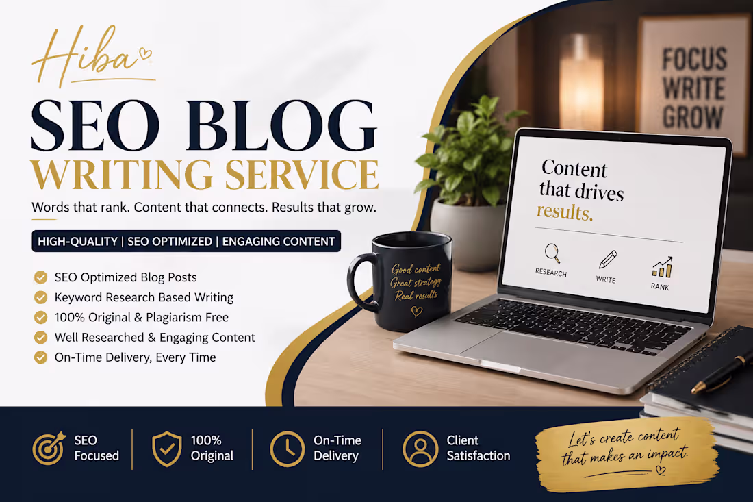Cover image for SEO Blog Writing Service