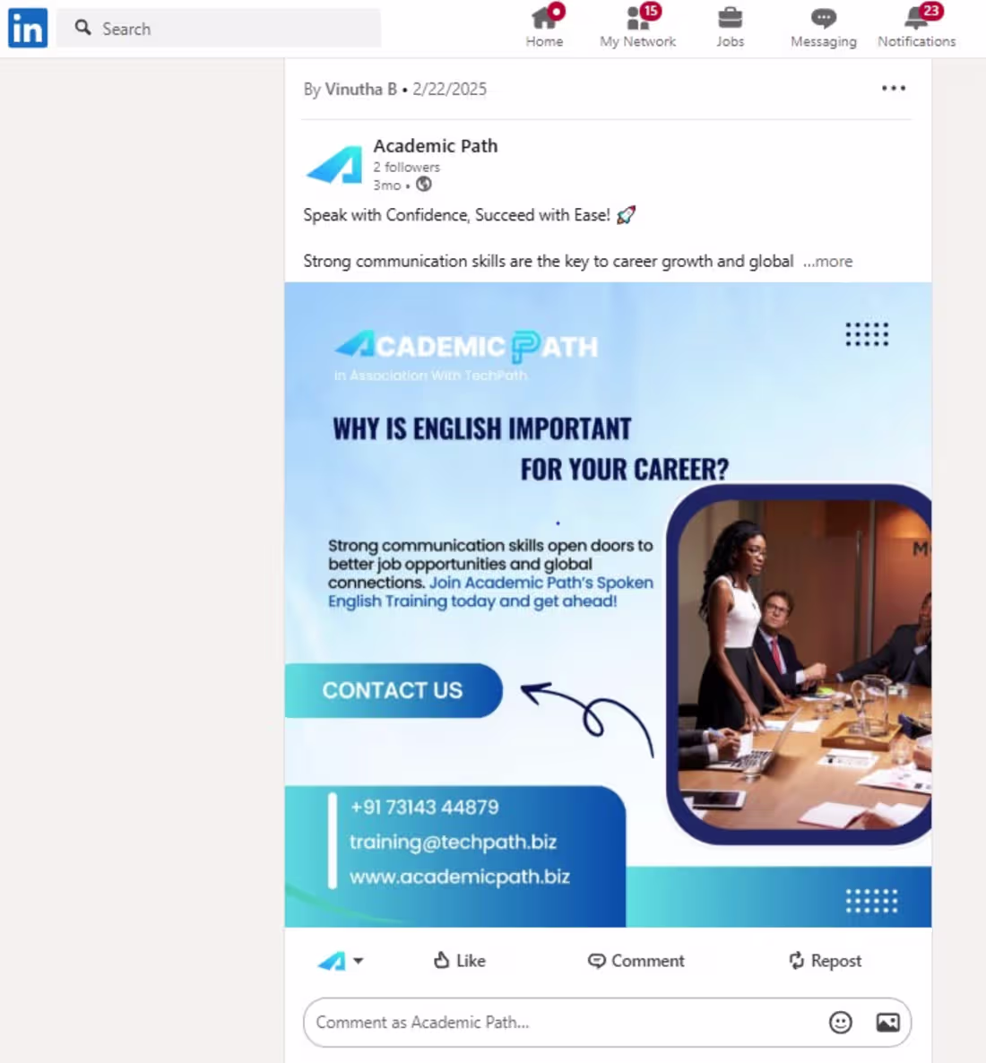 Cover image for SEO Blog & Social Media Writing for English Learning Platform