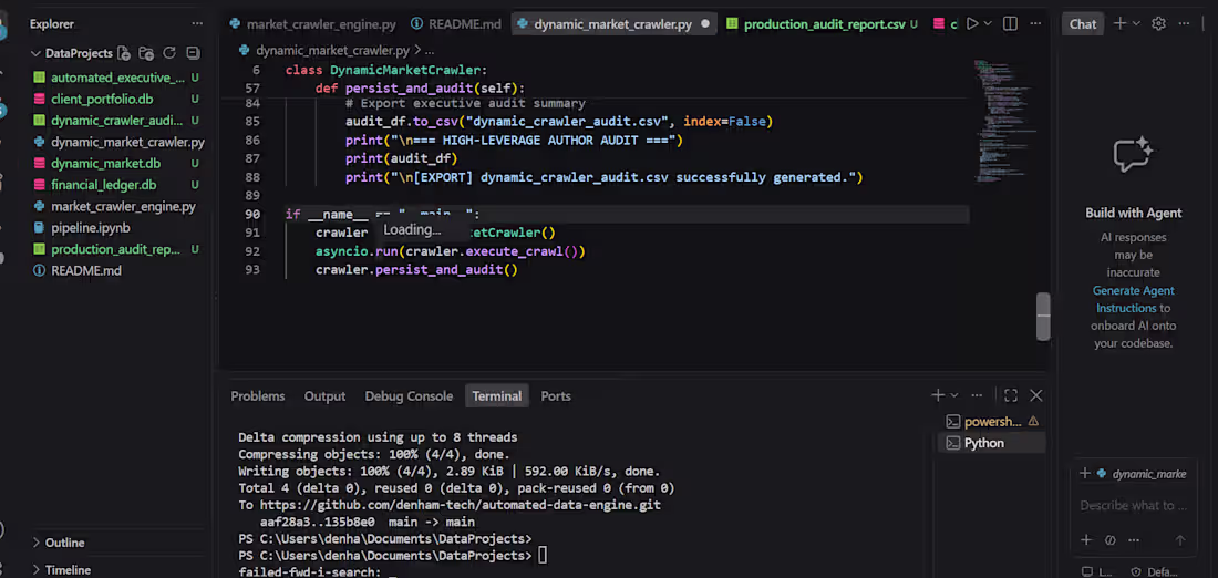 Cover image for Dynamic Web Scraping & Automated ETL Pipelines