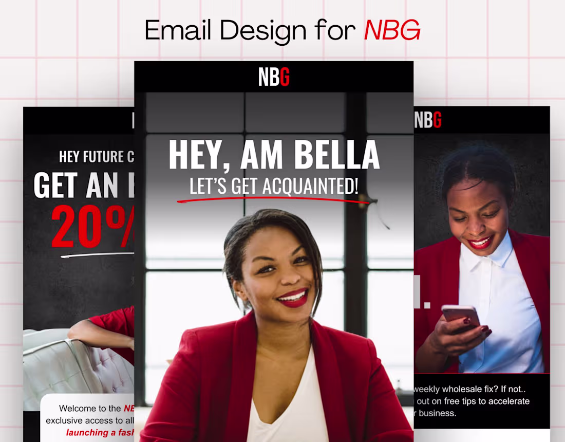 Cover image for Email Template Design for NBG