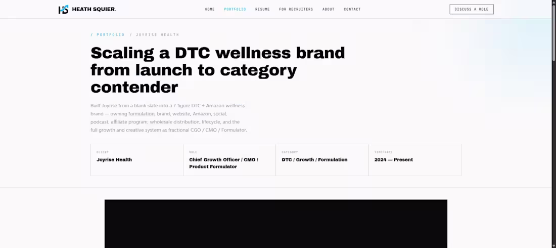 Cover image for Built Joyrise Health from a