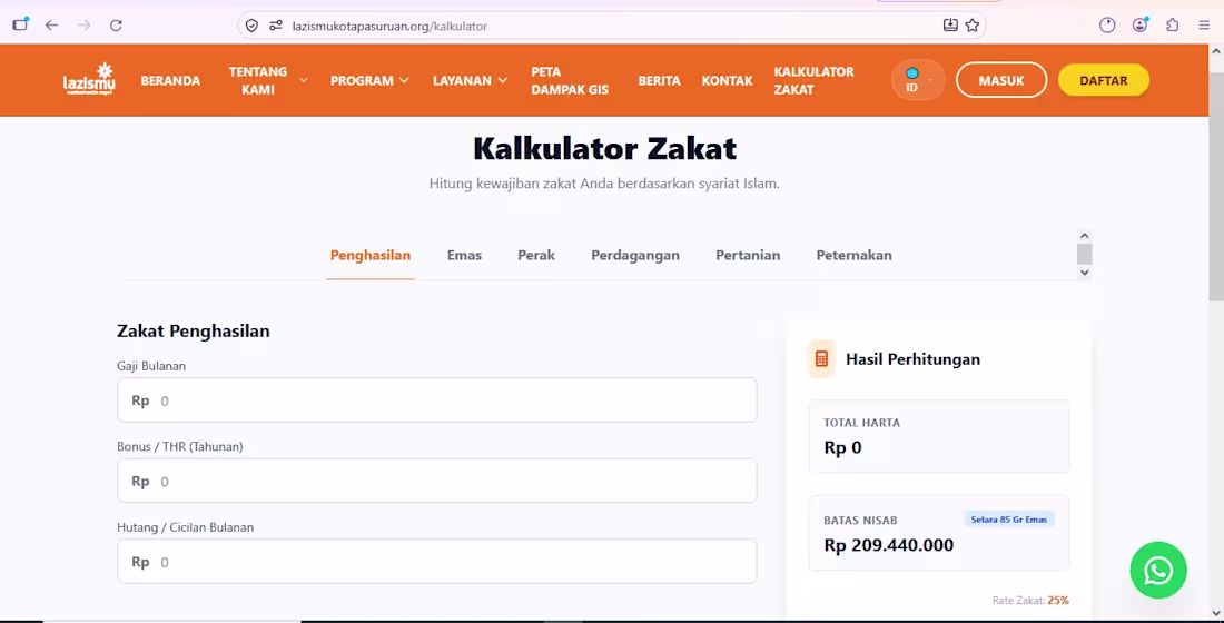Cover image for Interactive Multi-Category Zakat & Islamic