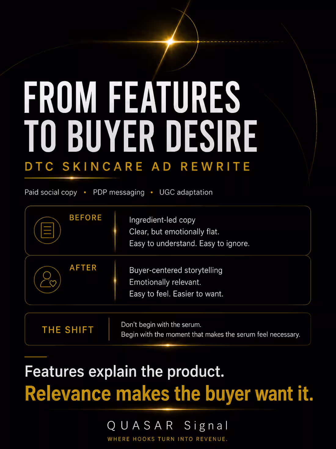 Cover image for ➡️DTC Skincare Ad Rewrite: From