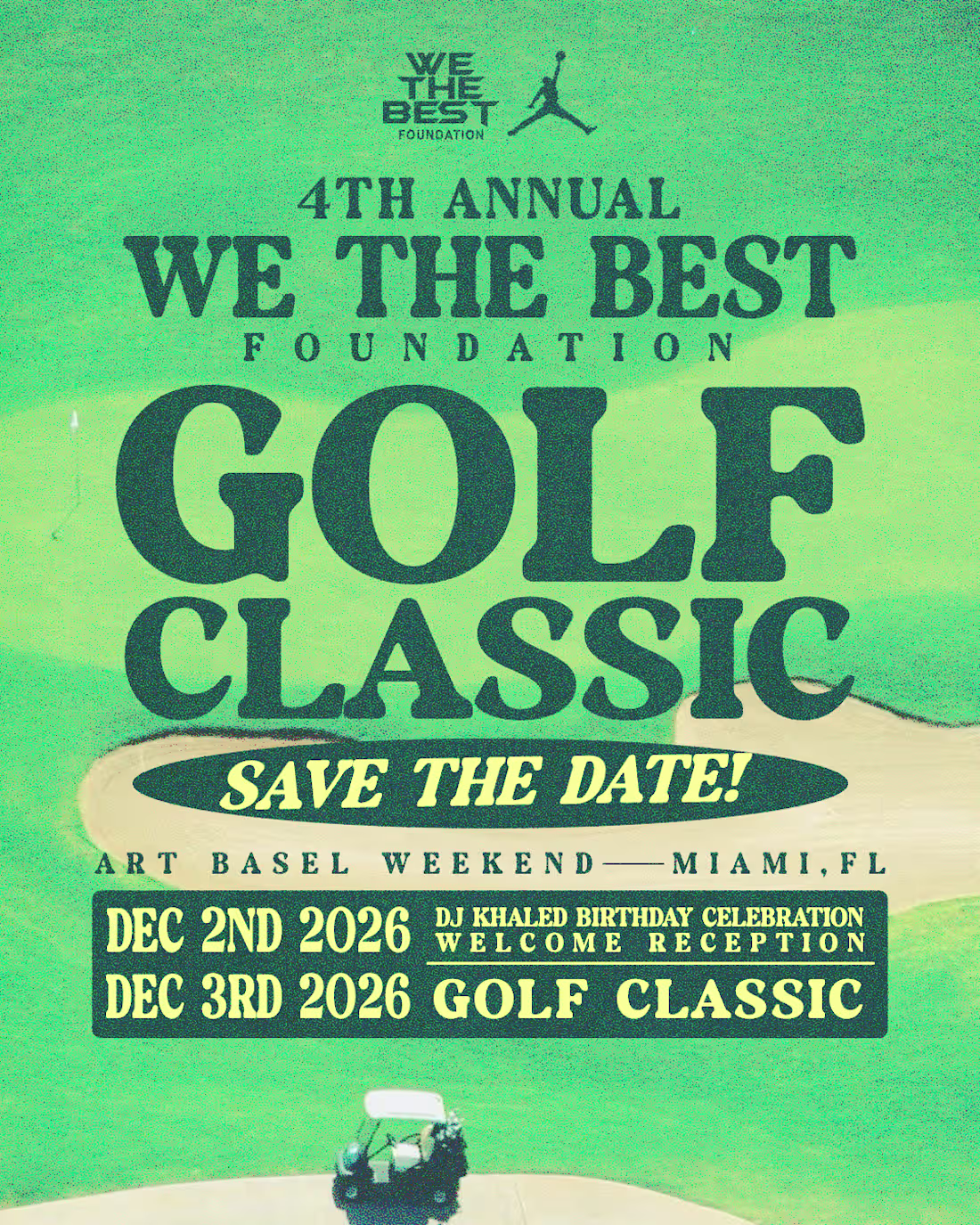 Cover image for Event campaign design for DJ Khaled’s 4th Annual We The Best...