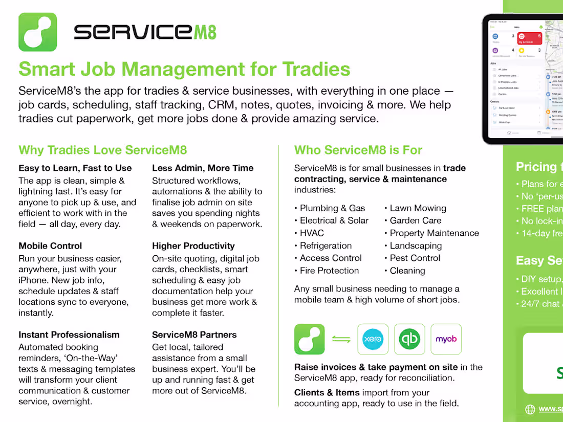 Cover image for ServiceM8 | Consulting and Setup
