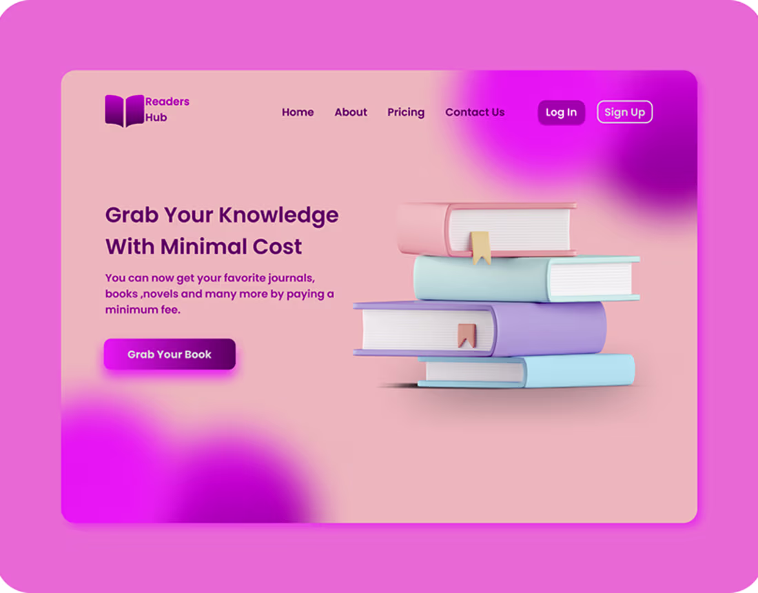 Cover image for Landing page design