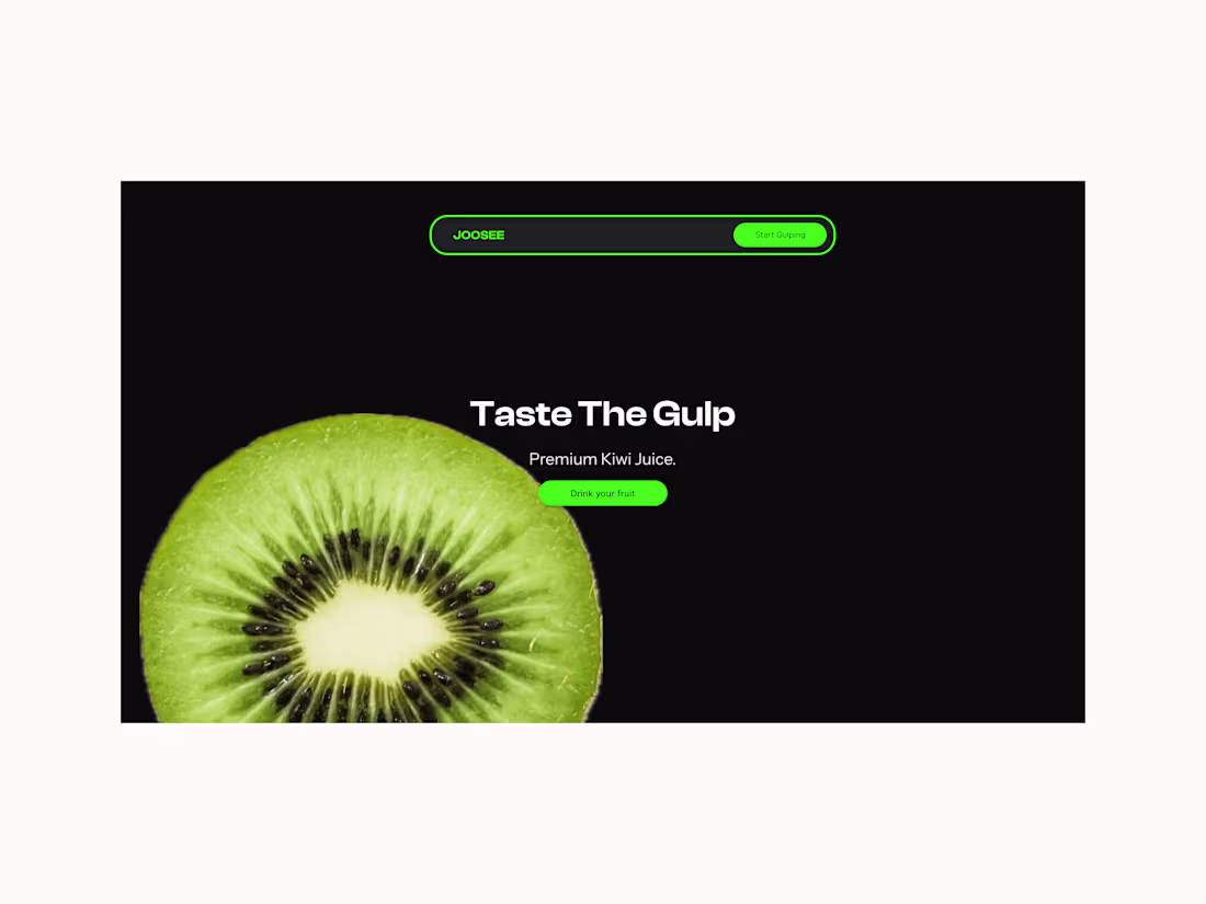 Cover image for Joosee - Premium Kiwi Juice