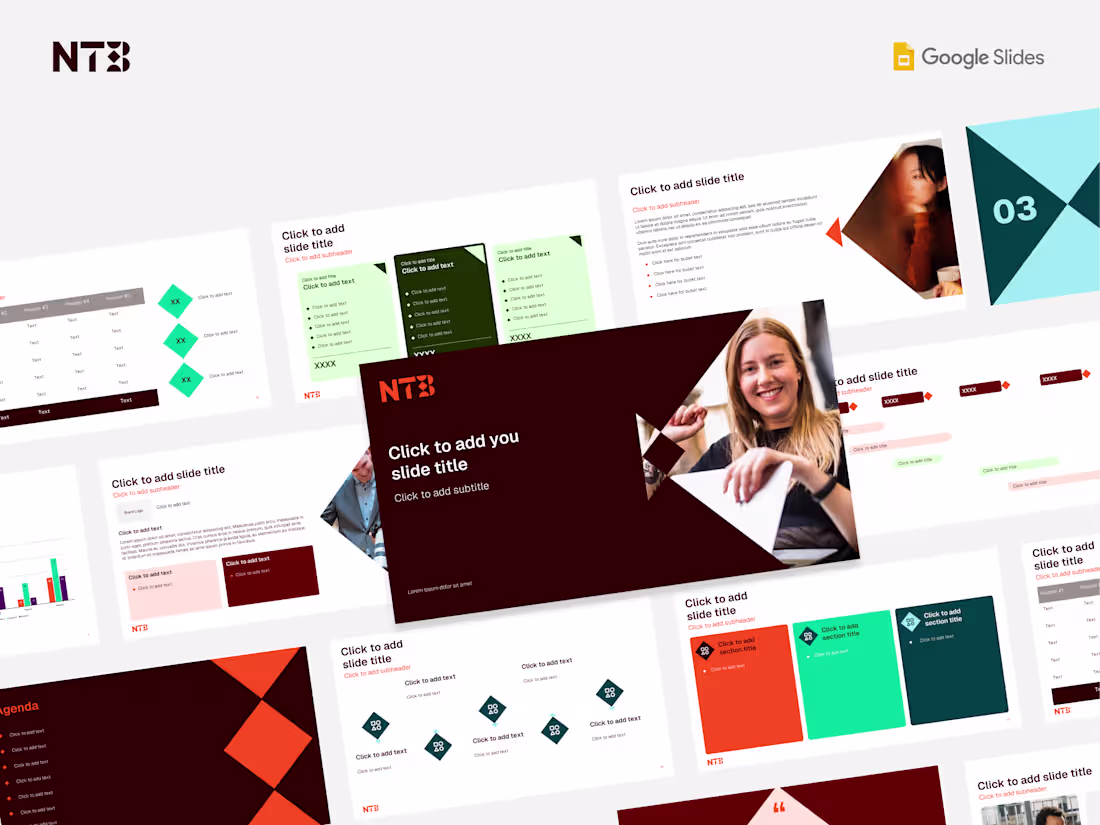 Cover image for Google Slides Template Design for NTB - MediaTech