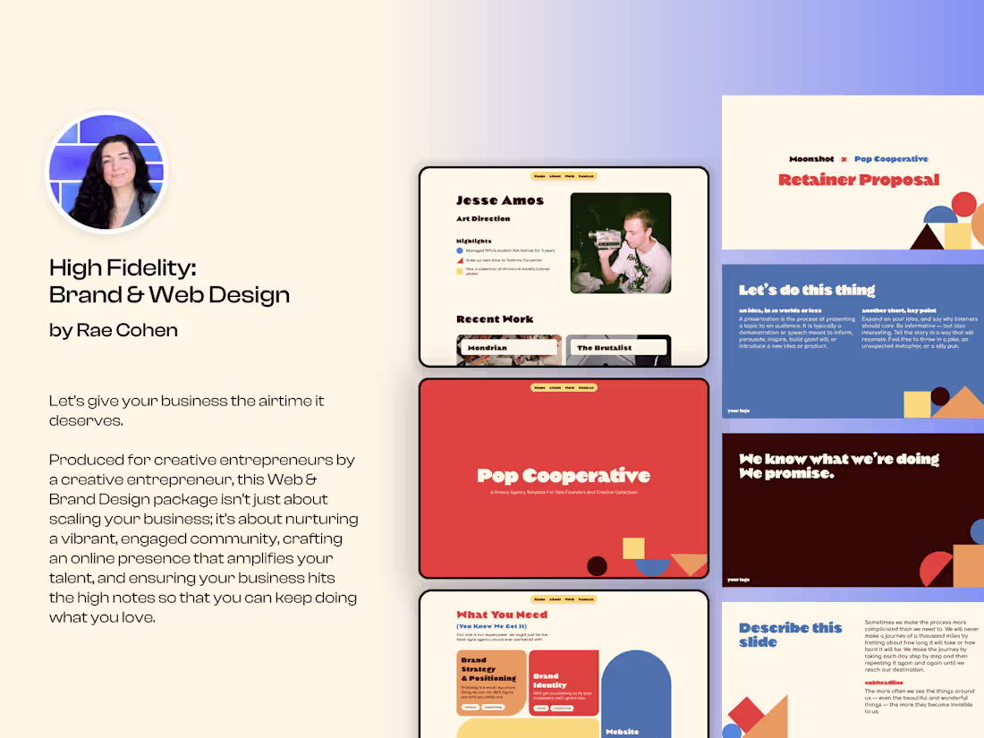 Cover image for High Fidelity: the complete Brand and Website Package