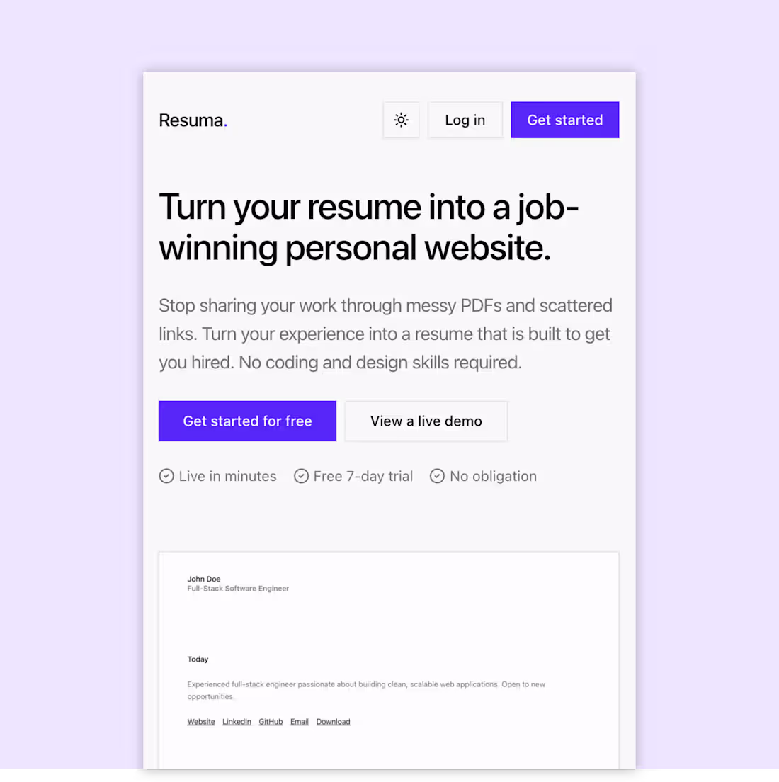 Cover image for Turn your resume into a