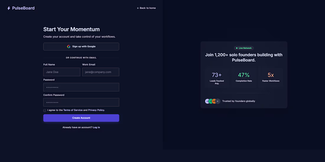 Cover image for PulseBoard is a motion-rich founder