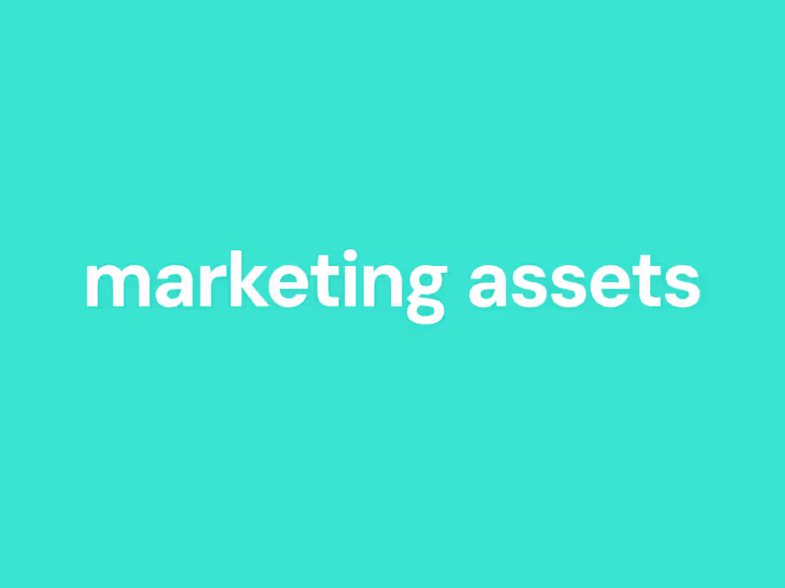 Cover image for Marketing Assets