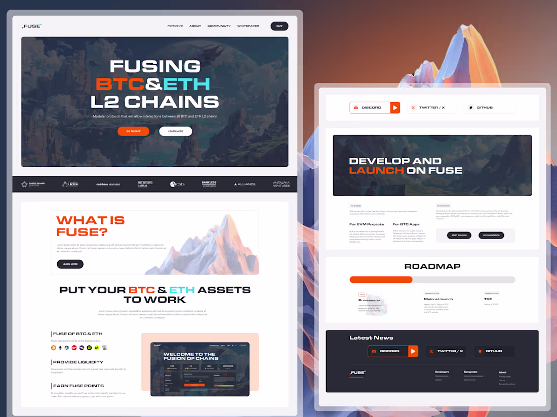 Cover image for WEB3 Landing Page