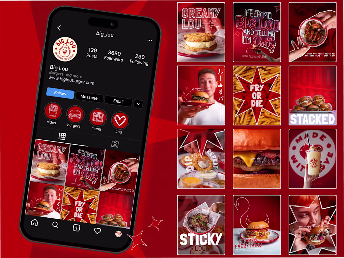 Cover image for Burger Brand Social Campaign —